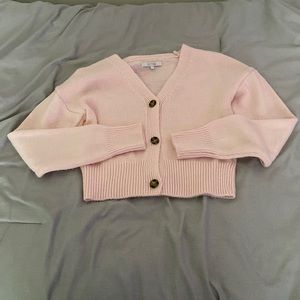 Francesa’s Light Pink Cropped Sweater